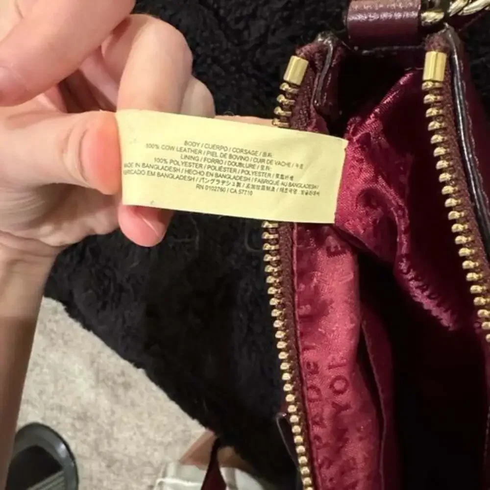 Kate Spade Sawyer Street Declan Burgandy Crossbody